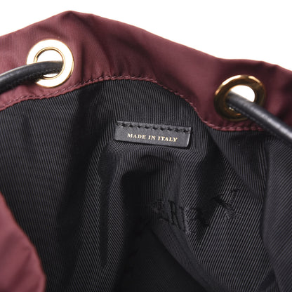 Burberry Nylon Medium Rucksack Backpack Burgundy Red 8 of 9