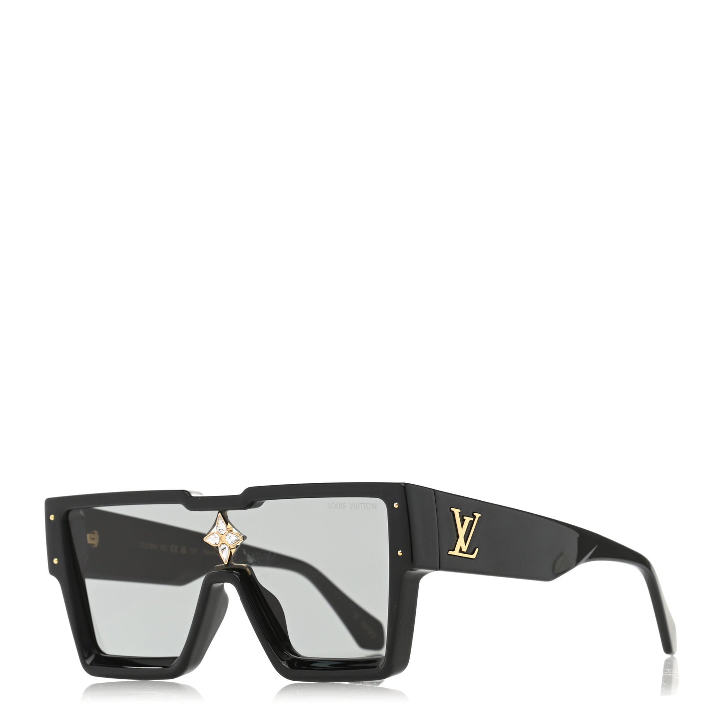 Acetate Swarovski Crystal Cyclone Sunglasses Z1578W Black