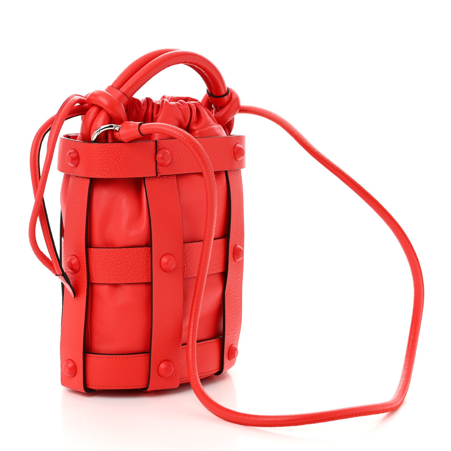 Calfskin Cage Bag Candy Apple Red