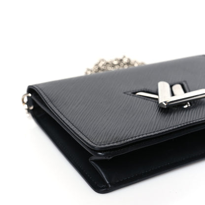 Louis Vuitton Epi Twist Belt Chain Wallet Black 7 of 9