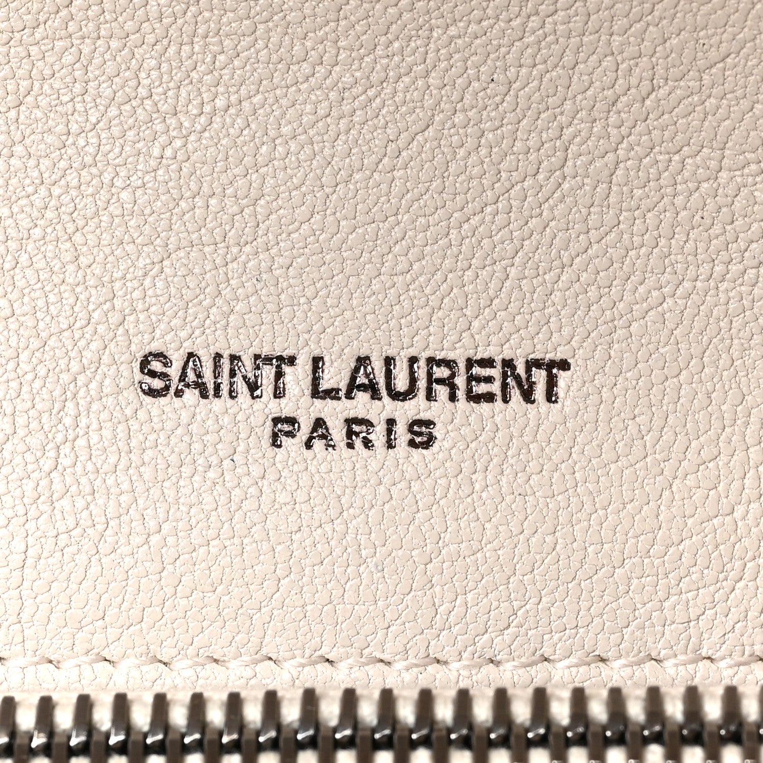 Saint Laurent Sheepskin Matelasse Chevron Monogram Medium College Bag Dove White 6 of 8