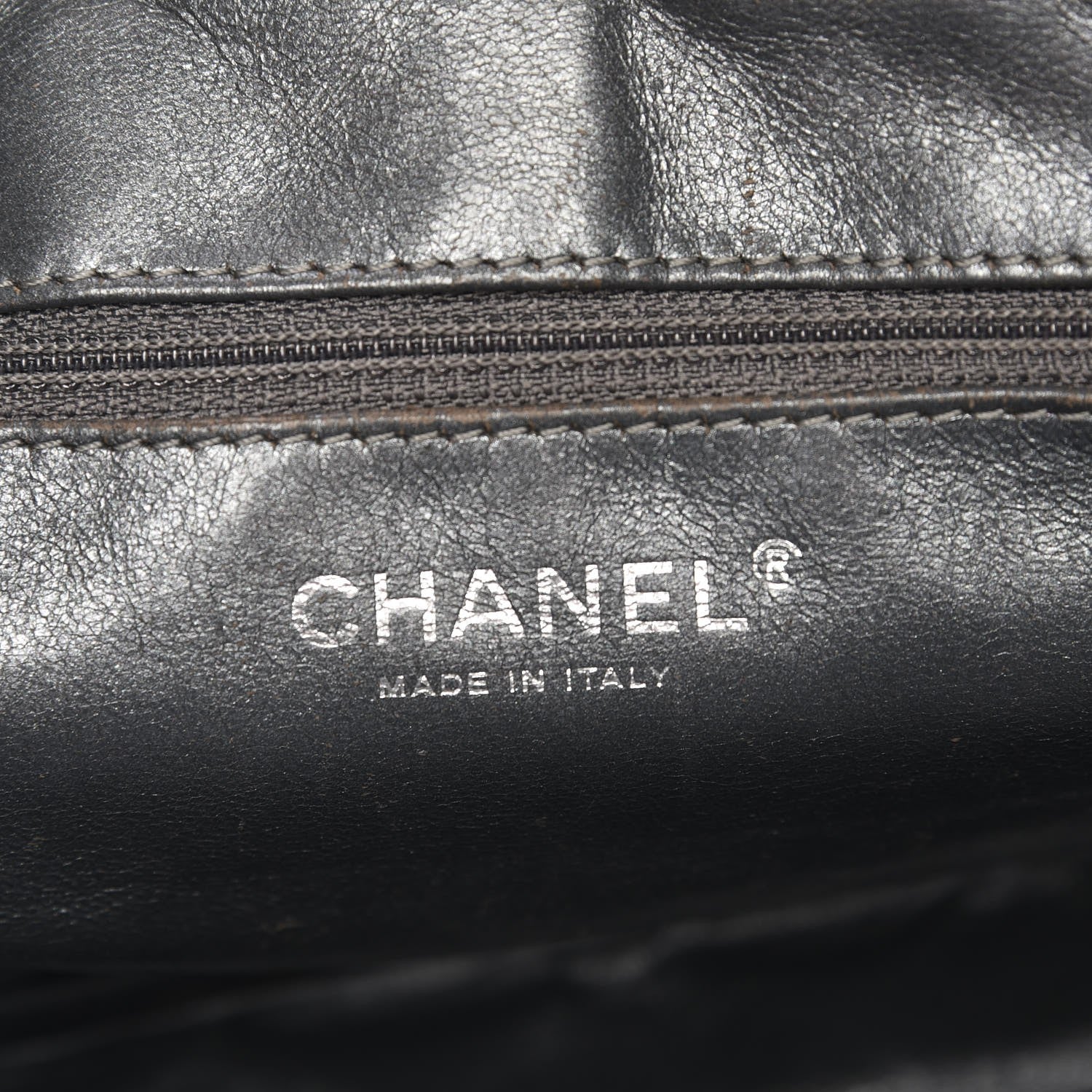 Chanel Metallic Aged Calfskin Quilted Medium Reissue Camera Case Dark Silver 6 of 10