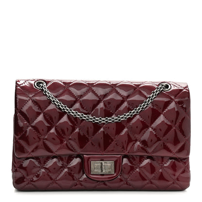Chanel Patent Quilted 2.55 Reissue 227 Flap Light Burgundy 1 of 12
