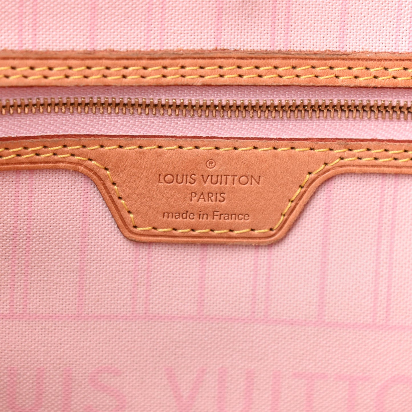 Damier Azur Neo Neverfull MM Rose Ballerine