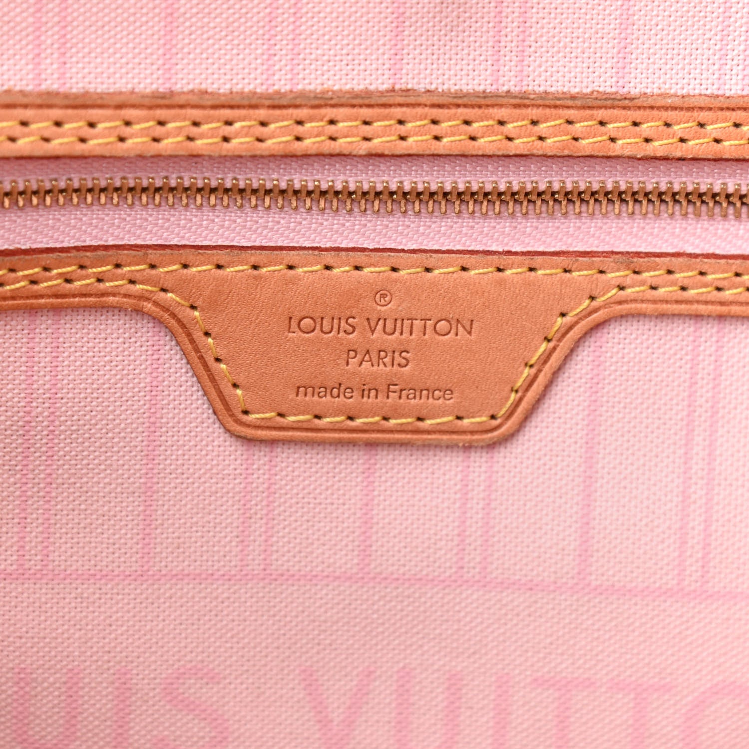 Louis Vuitton Damier Azur Neo Neverfull MM Rose Ballerine 5 of 9