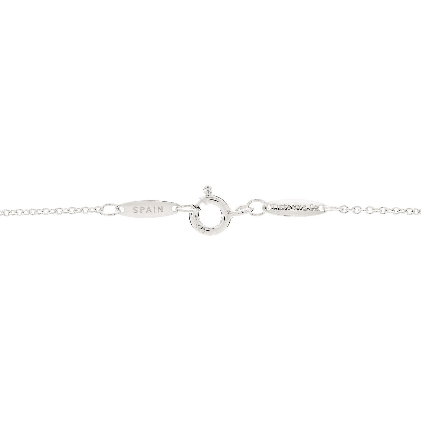 Sterling Silver 26mm Elsa Peretti Full Heart Pendant Necklace