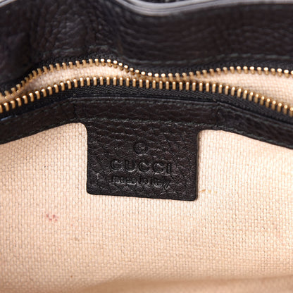 Gucci Pebbled Calfskin Medium Soho Flap Crossbody Black 6 of 9