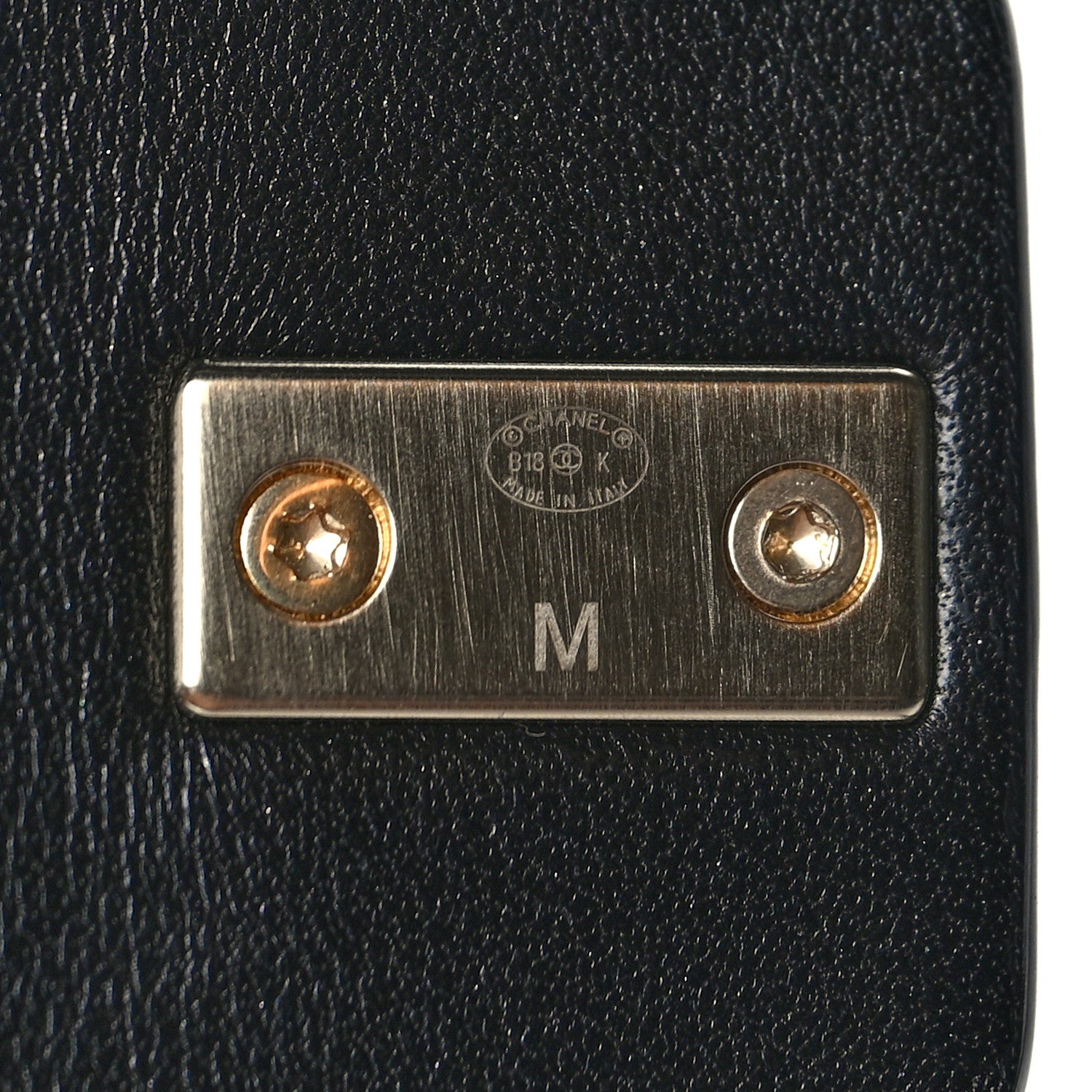 Chanel Lambskin CC Chain Turnlock Bracelet M Black 4 of 5