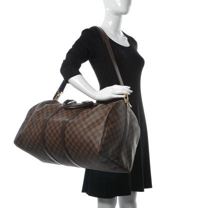 Louis Vuitton Damier Ebene Keepall Bandouliere 55 1 of 8