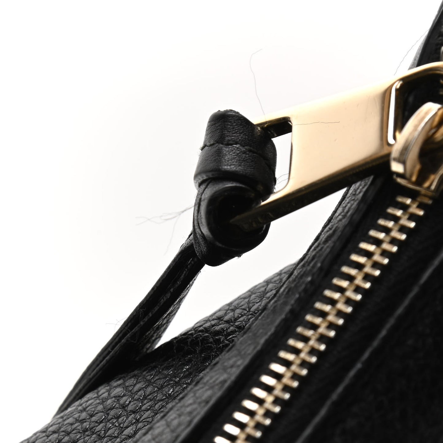 Pebbled Calfskin Small Miss GG Hobo Black