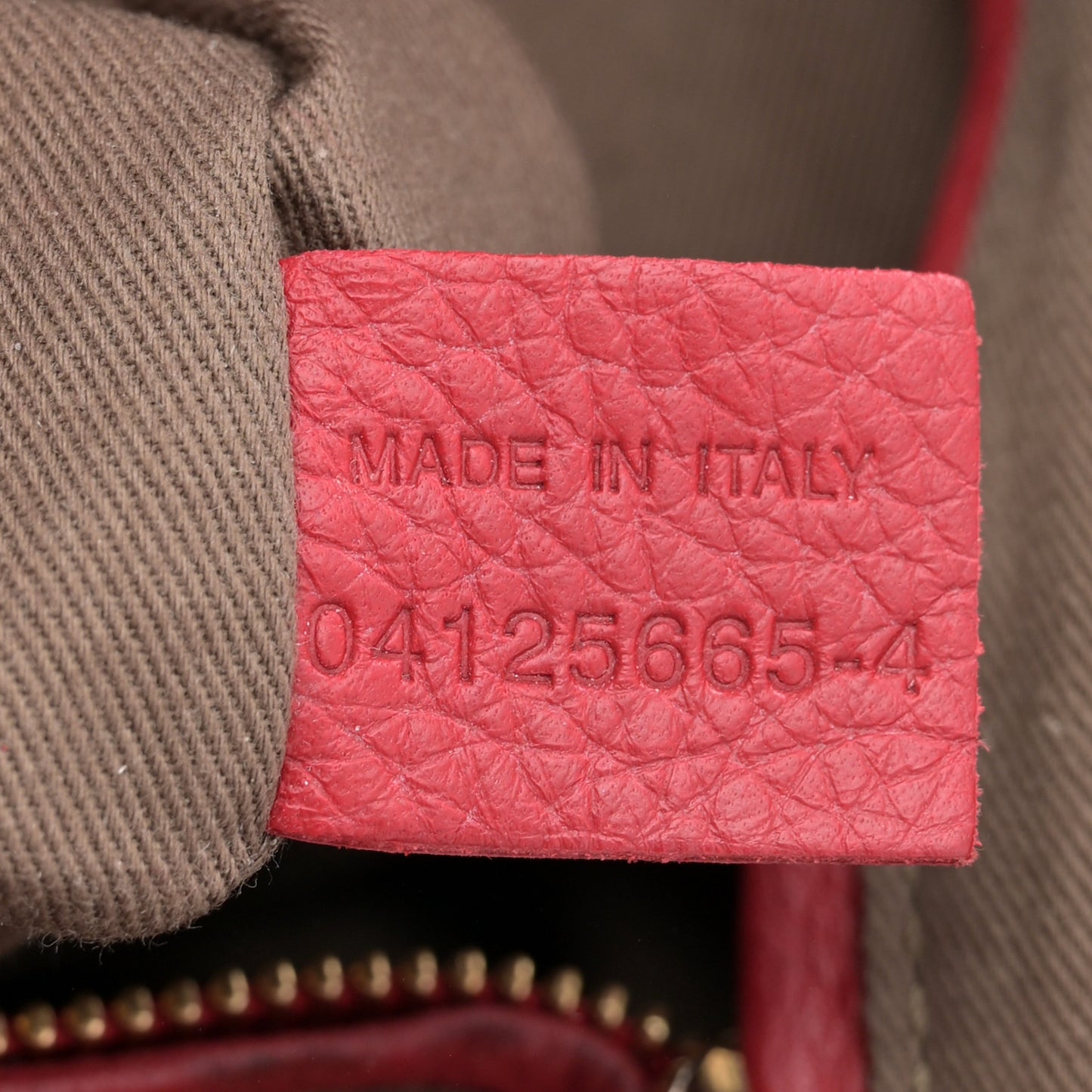 Calfskin Medium Marcie Satchel Red