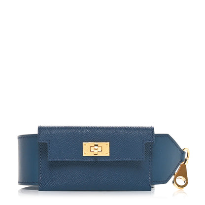 Hermes Swift Epsom Pocket Kelly Shoulder Strap Colvert Bleu 1 of 6