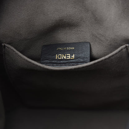 Fendi Vitello Grace Matte F is Fendi Grande Mon Tresor Bucket Bag Black 5 of 9