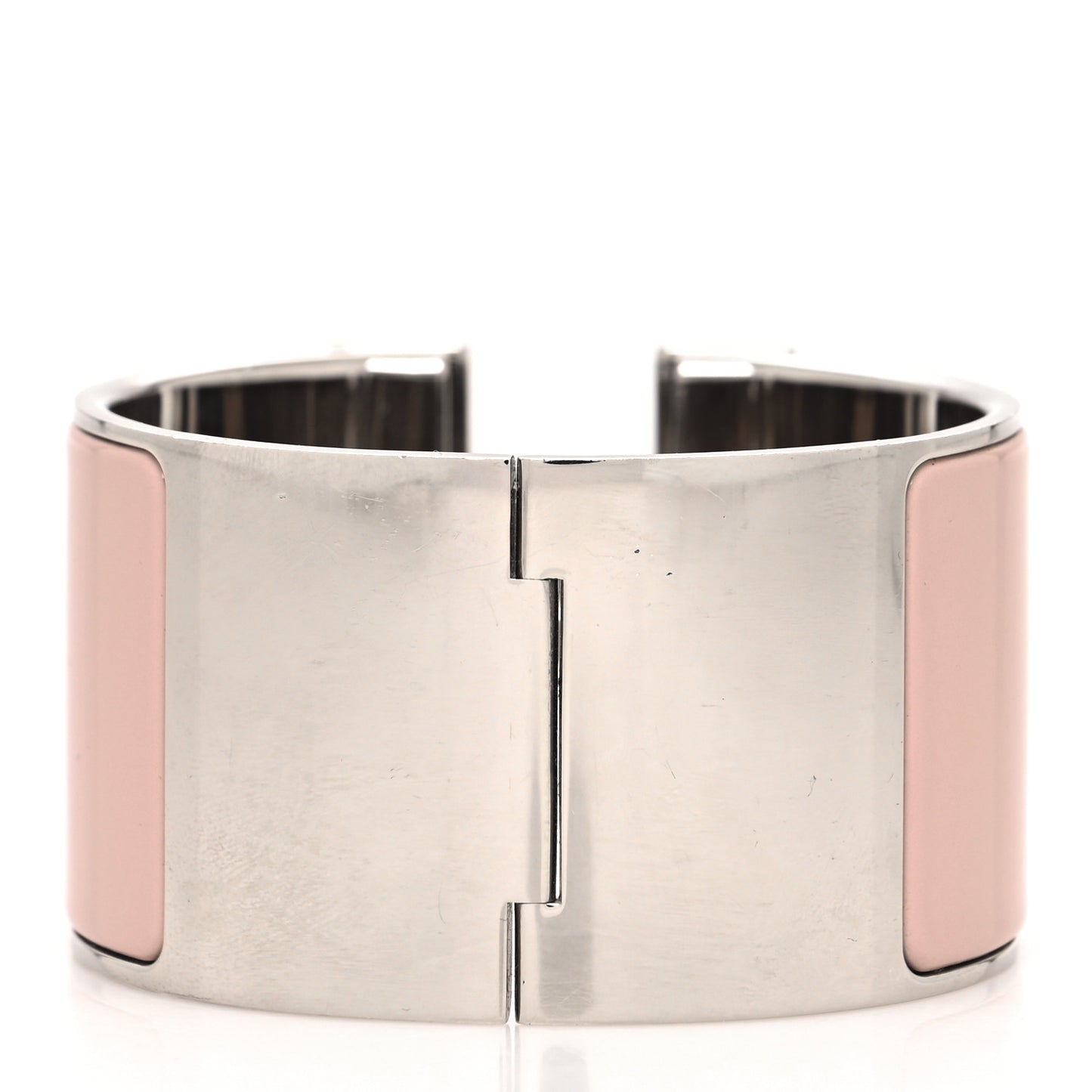 Enamel Extra Wide Clic Clac H Bracelet PM Rose