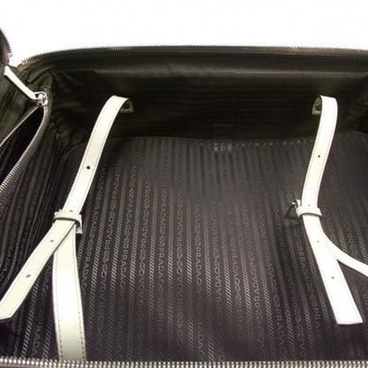 Prada Saffiano Rolling Suitcase Ivory 7 of 13