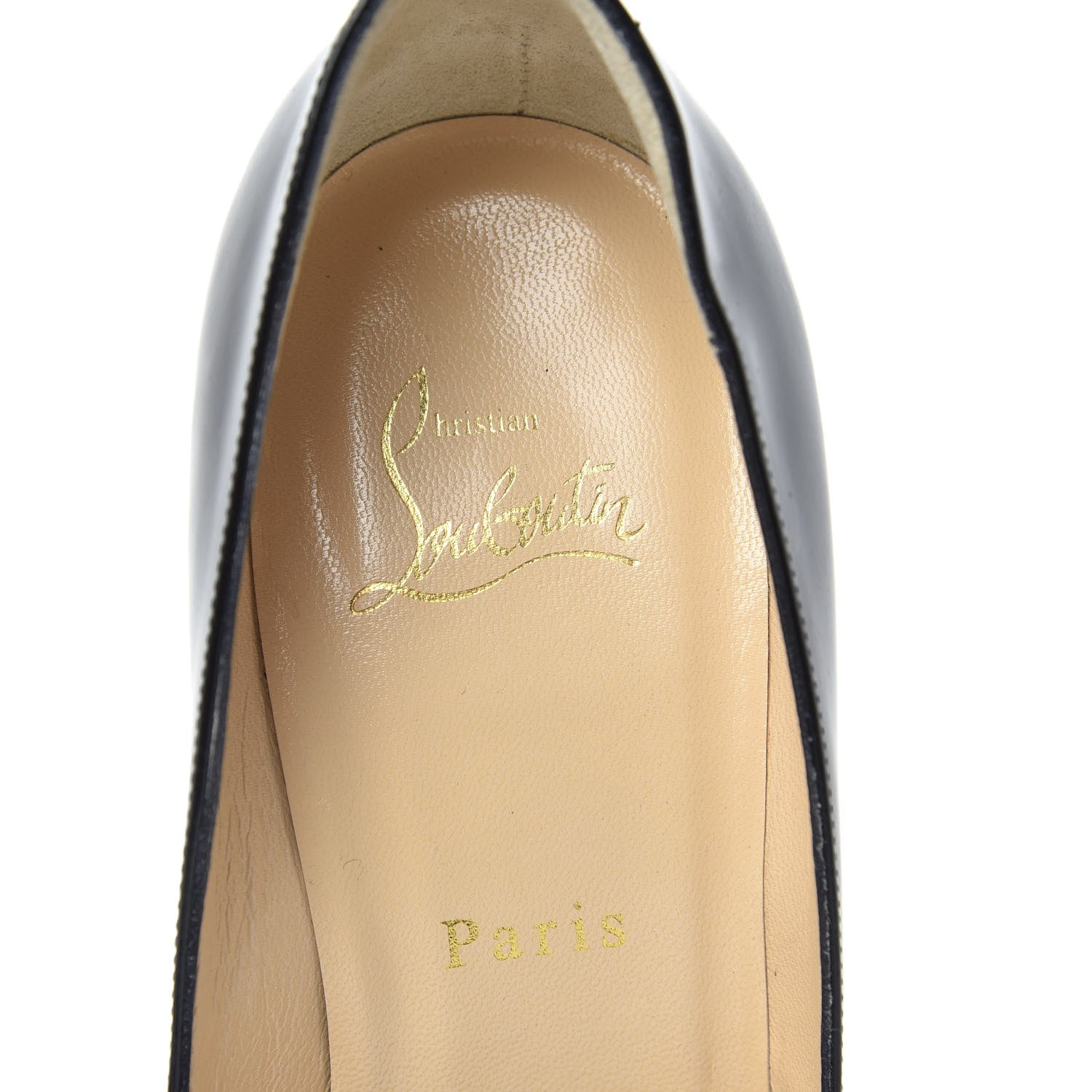Christian Louboutin Jazz Calfskin Corneille 100 Pumps 39 Black 7 of 10