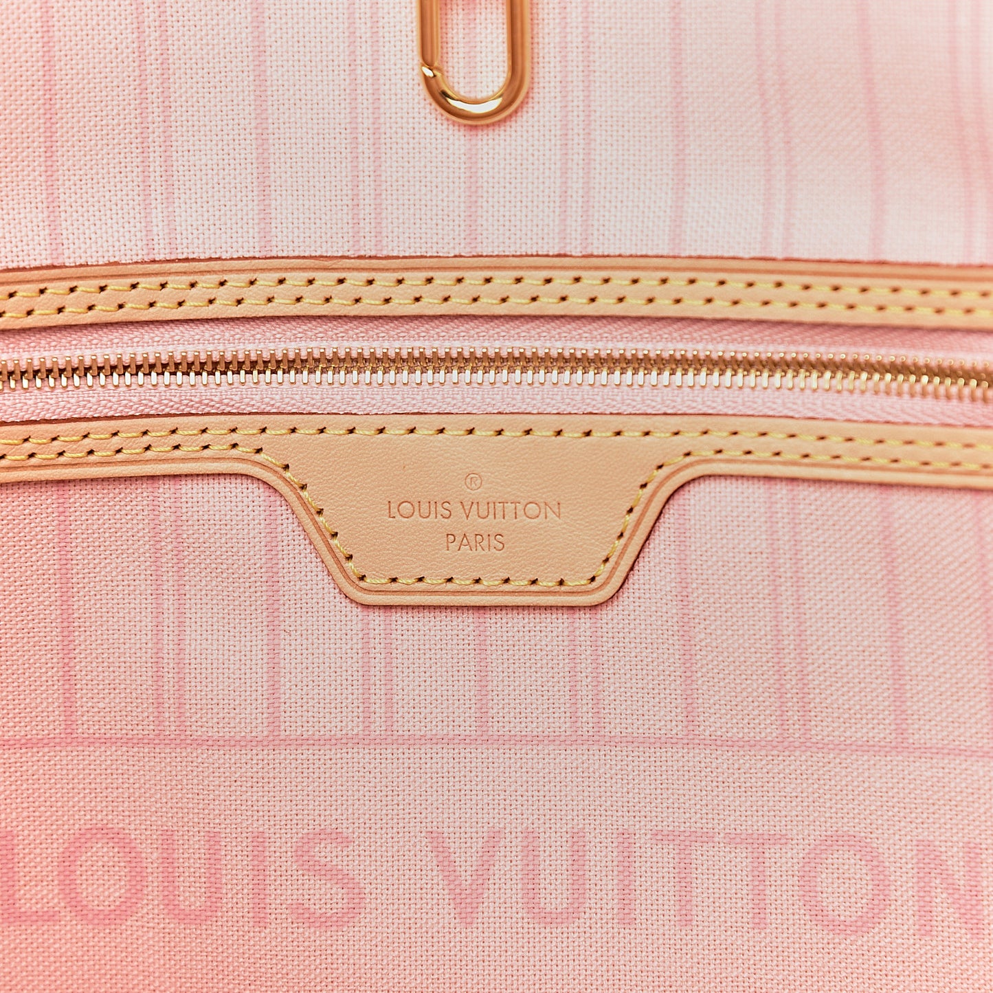 Damier Azur Neo Neverfull MM Rose Ballerine