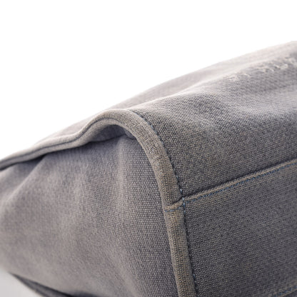 Chanel Canvas Small Deauville Tote Denim Blue 8 of 13