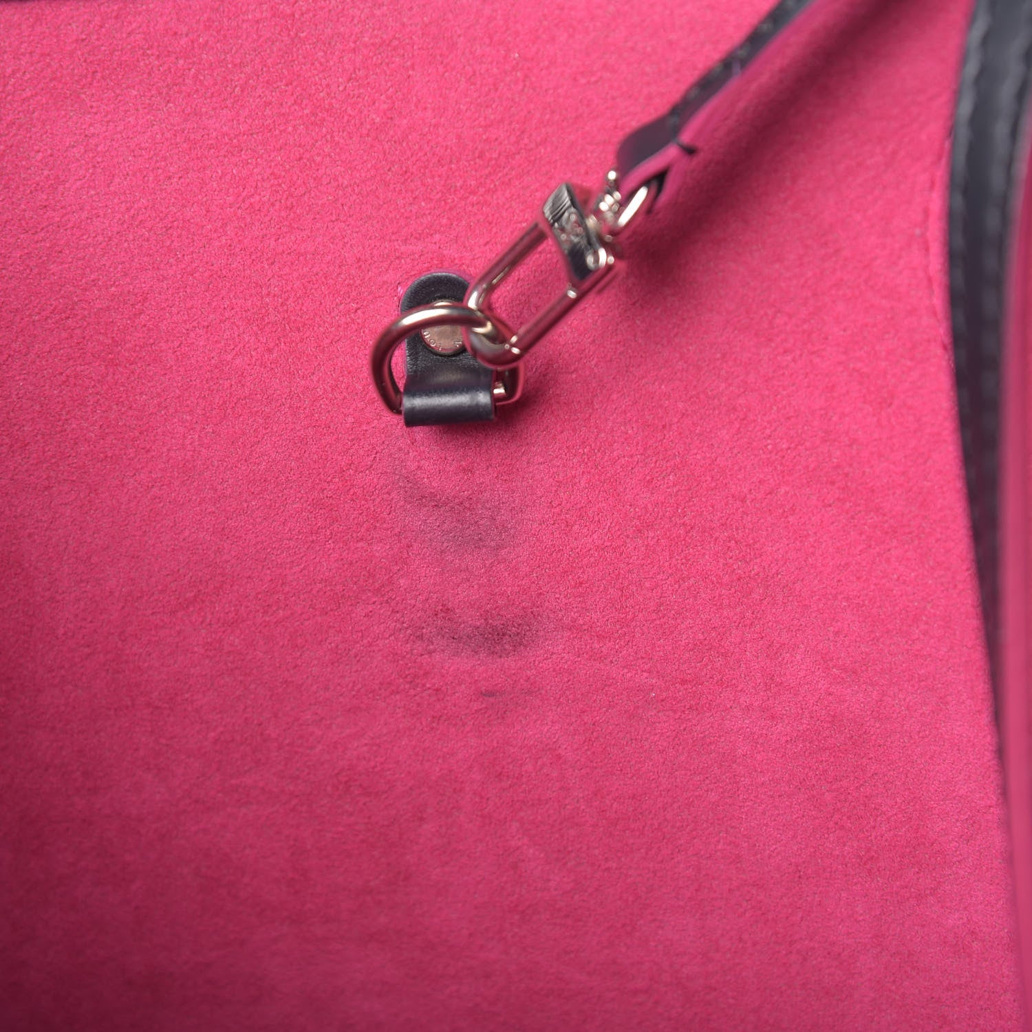 Louis Vuitton Epi Neverfull MM Black Hot Pink 15 of 17