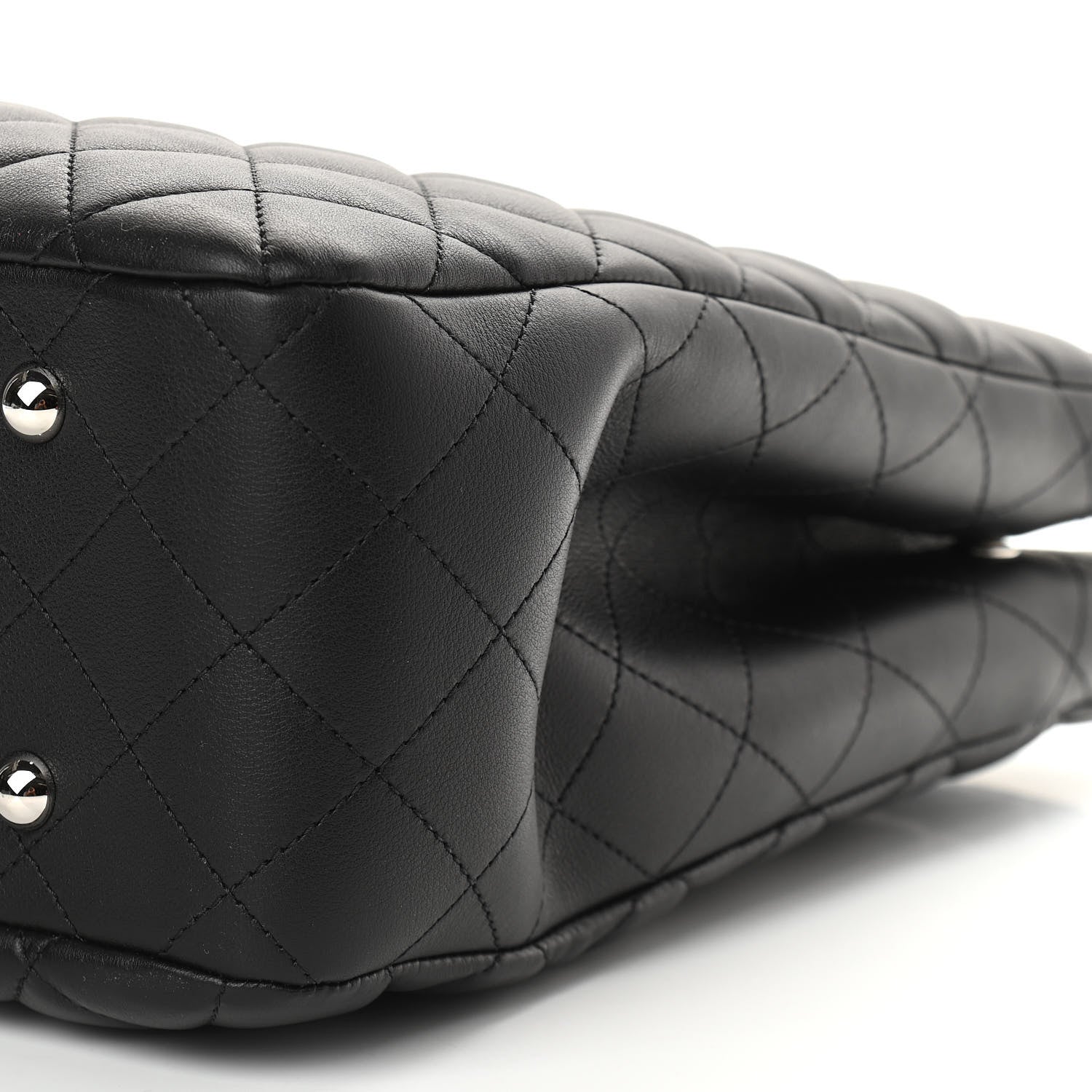 Chanel Caviar Quilted Large Turn Lock Shopping Tote Black 8 of 8