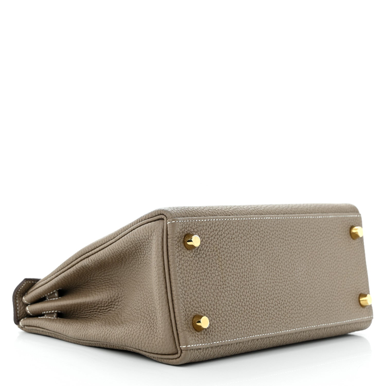 Hermes Togo Kelly Retourne 25 Etoupe 4 of 14