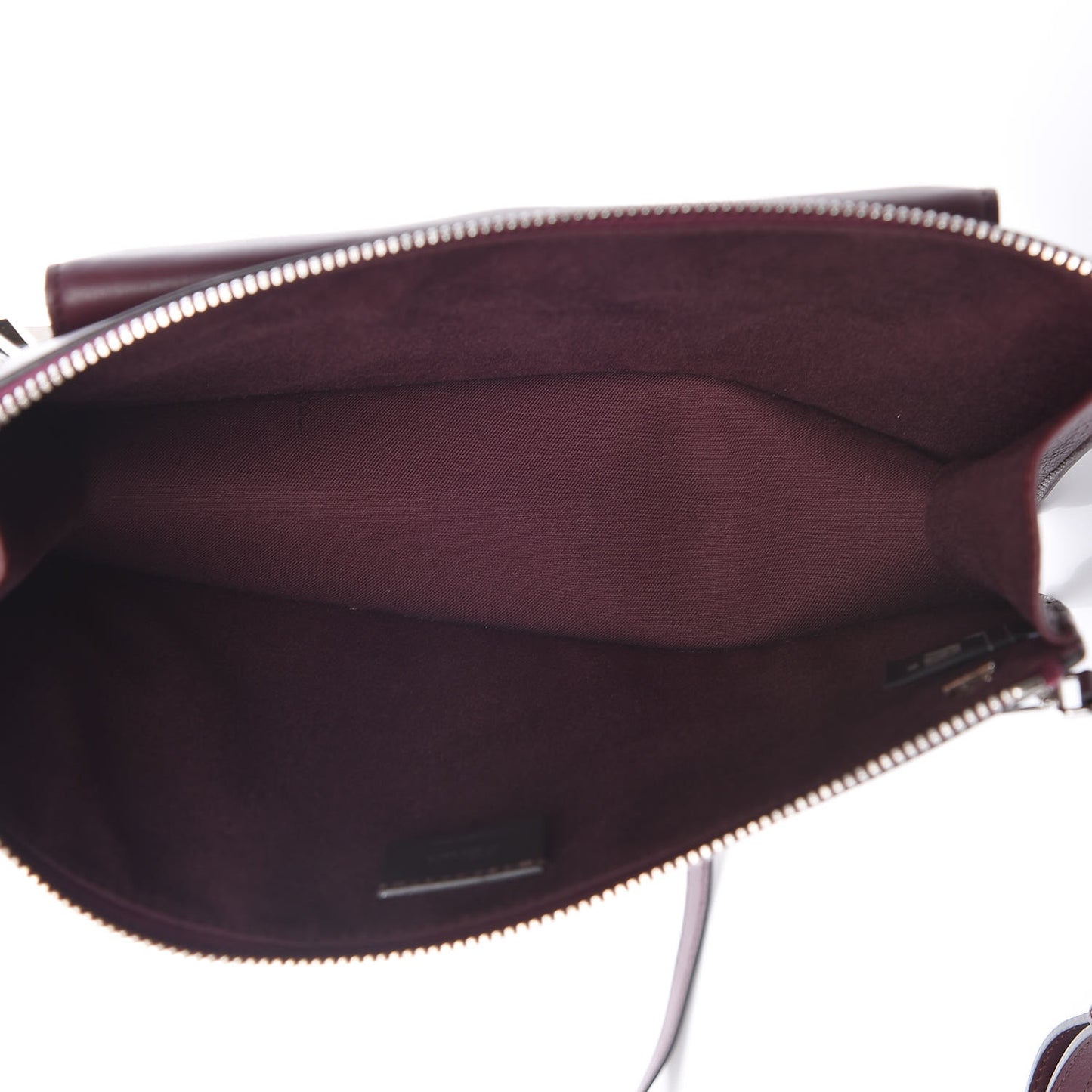 Vitello Dolce Studded Mini 2Jours Pouch Bordeaux Multicolor