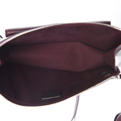 Fendi Vitello Dolce Studded Mini 2Jours Pouch Bordeaux Multicolor 5 of 10