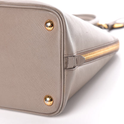 Prada Saffiano Lux Bi-Color Promenade Tote Argilla Pomice 6 of 19