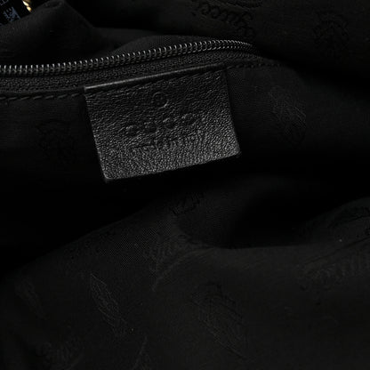 Gucci Snakeskin Large Sukey Tote Black 6 of 15
