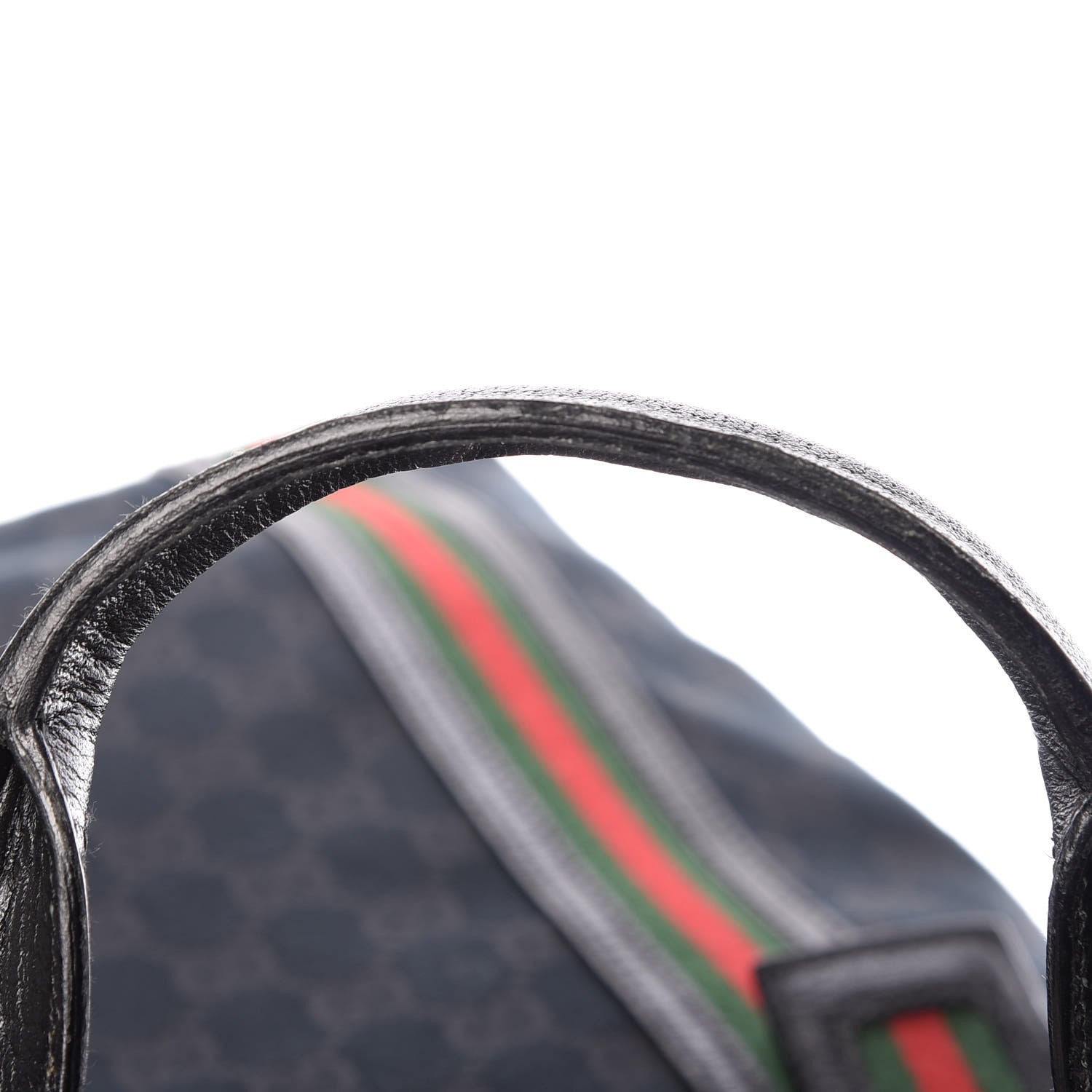 Gucci GG Monogram Web Handle Vertical Tote Bag Black 15 of 17