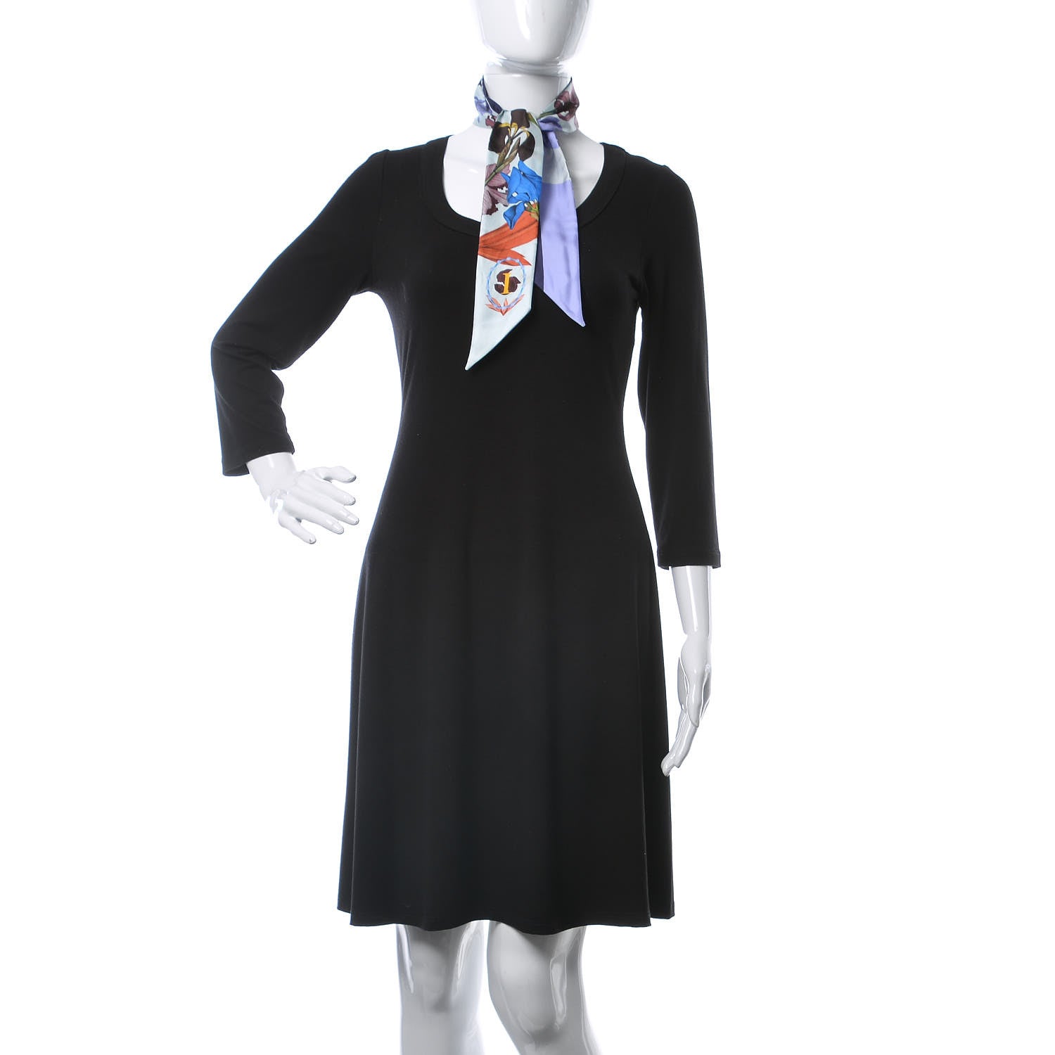 Christian Dior Silk ABCDior I Mitzah Scarf Blue 2 of 8
