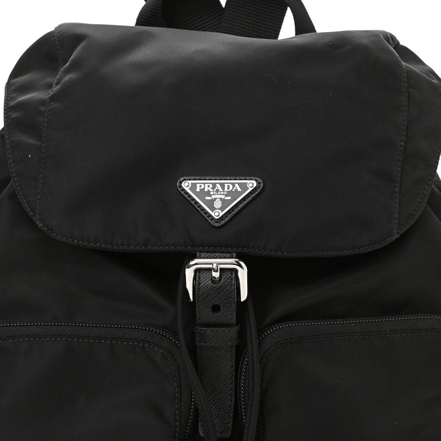 Nylon Vela Large Backpack Black