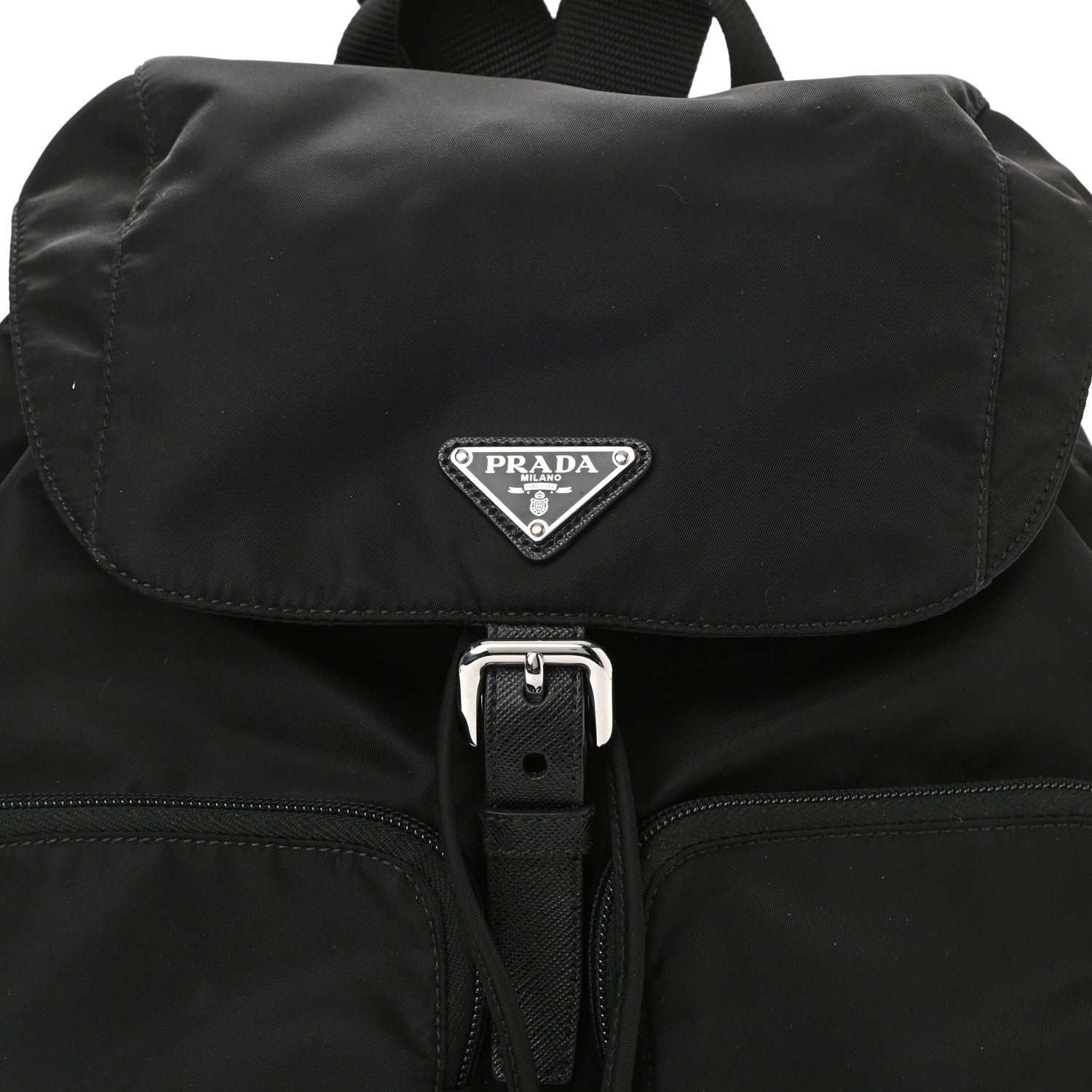 Prada Nylon Vela Large Backpack Black 8 of 10