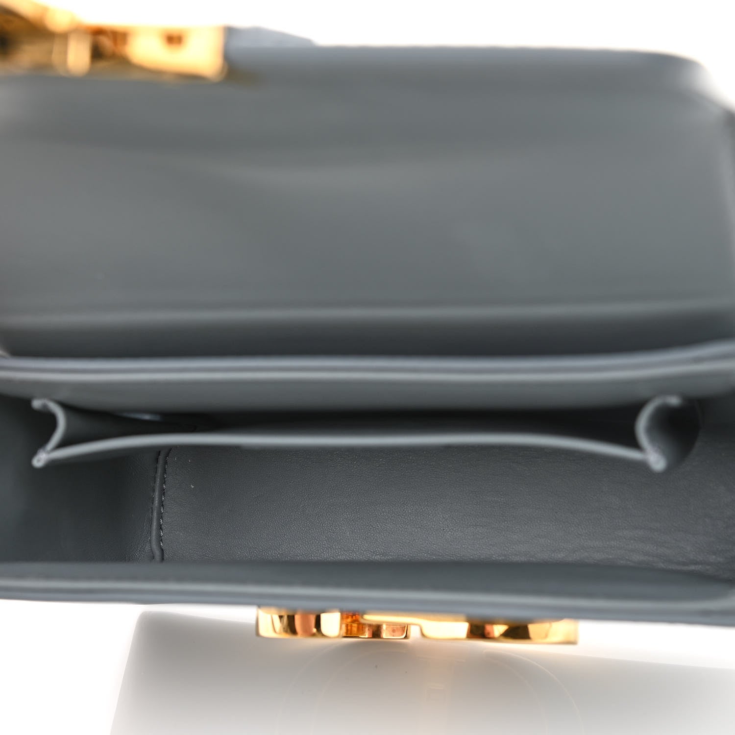 Christian Dior Box Calfskin 30 Montaigne Box Bag Gray 5 of 10