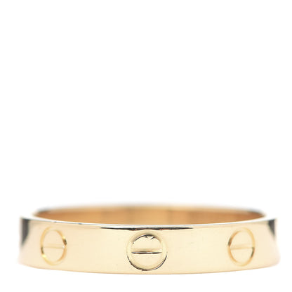 Cartier 18K Yellow Gold 3.5mm LOVE Wedding Band Ring 55 7.25 3 of 6
