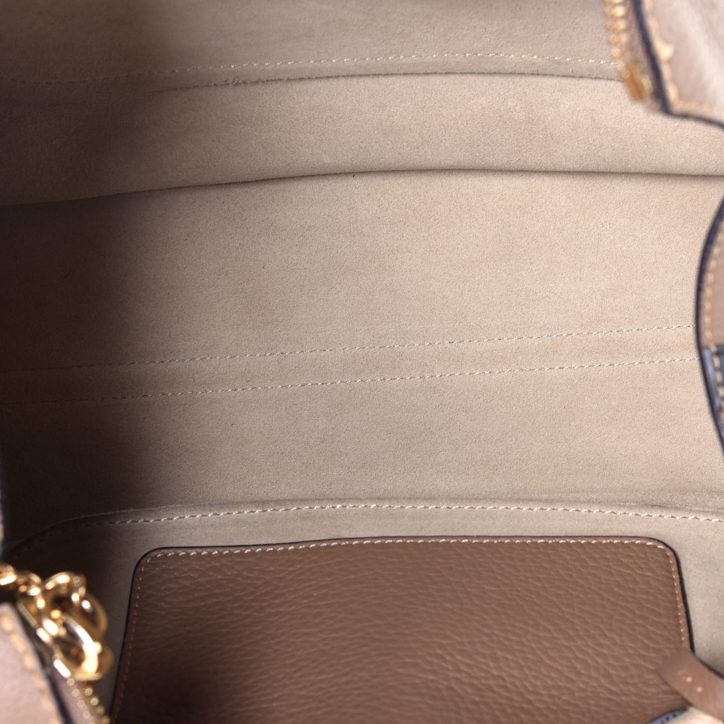 Grained Calfskin Hayley Double Carry Satchel Nut