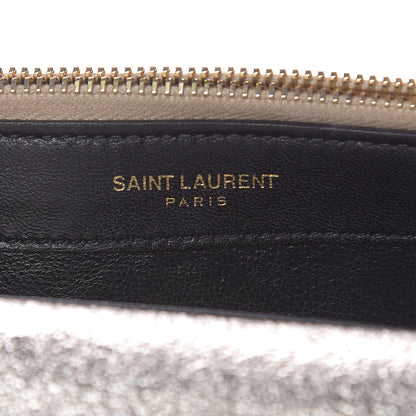 Saint Laurent Metallic Calfskin Kate Monogram Tassel Chain Wallet Gold 6 of 13