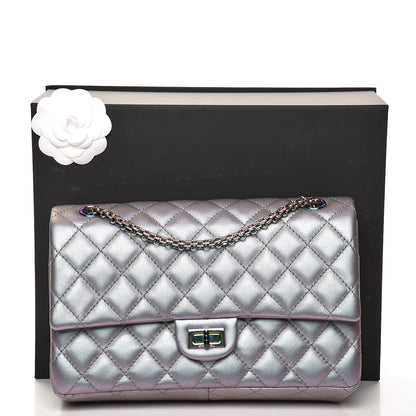 Chanel Iridescent Lambskin Quilted 2.55 Reissue 226 Flap Light Purple 9 of 9