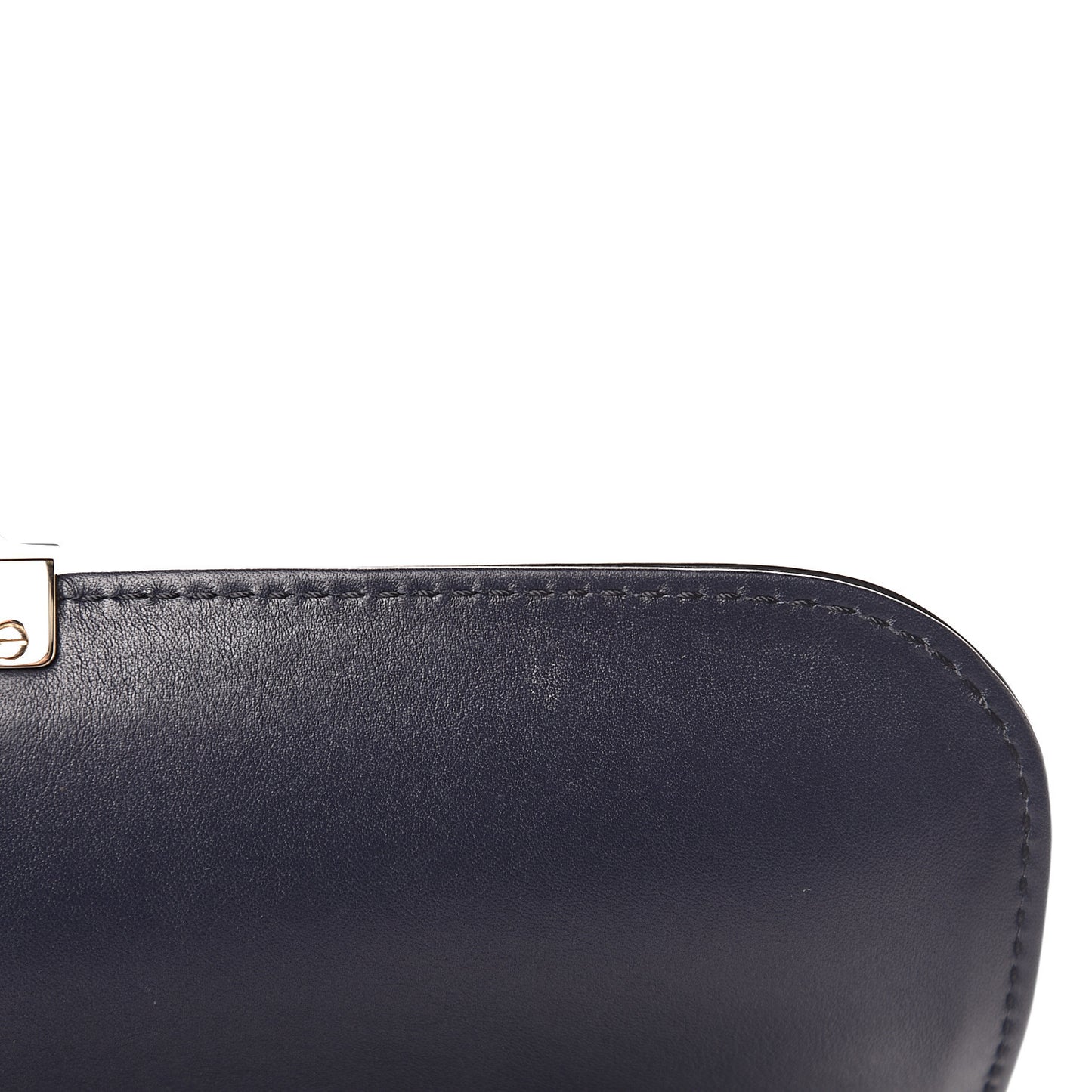 Vitello Medium Glam Lock Rockstud Flap Marine