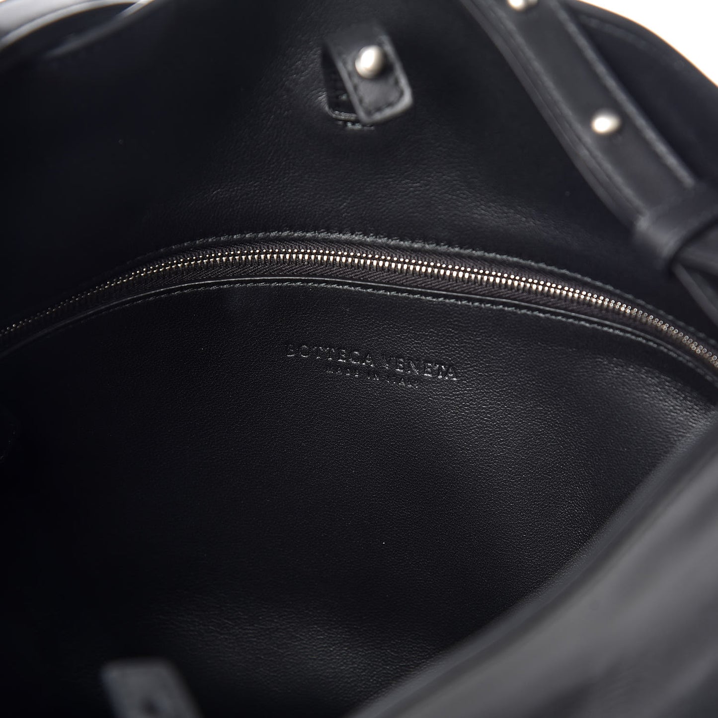 Smooth Matte Calfskin Bucket Bag Black