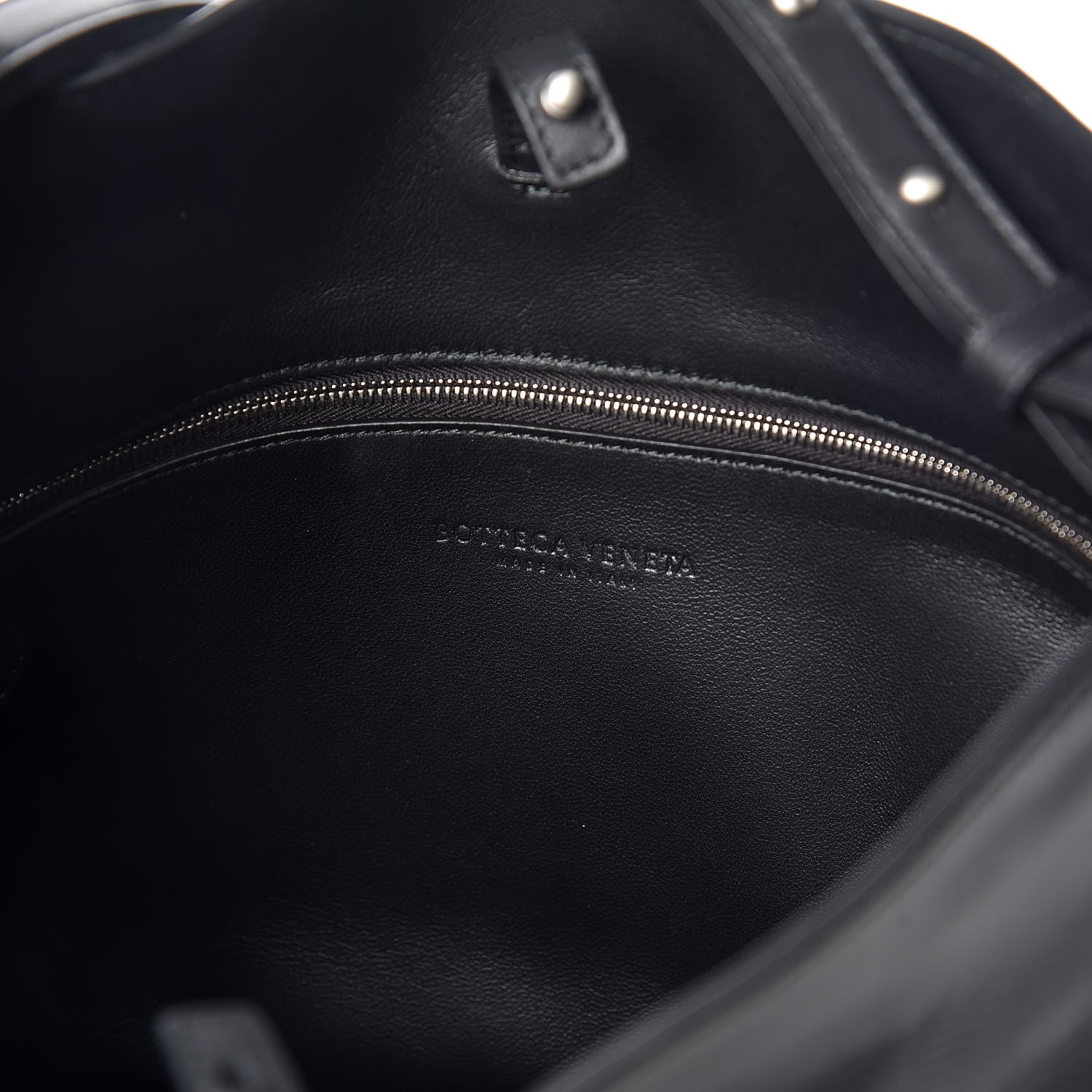 Bottega Veneta Smooth Matte Calfskin Bucket Bag Black 8 of 10