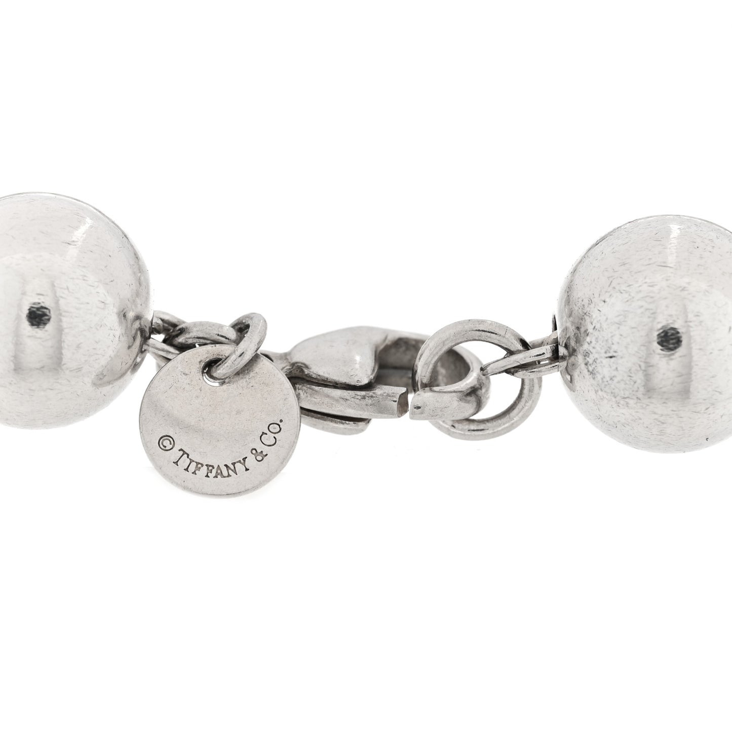 Sterling Silver 10mm Hardwear Ball Bracelet