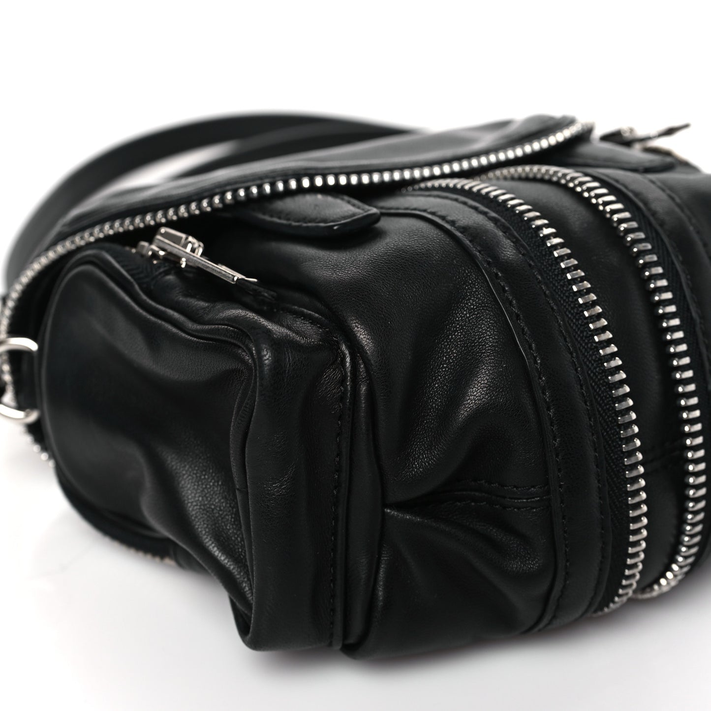 Lambskin Micro Marti Crossbody Black