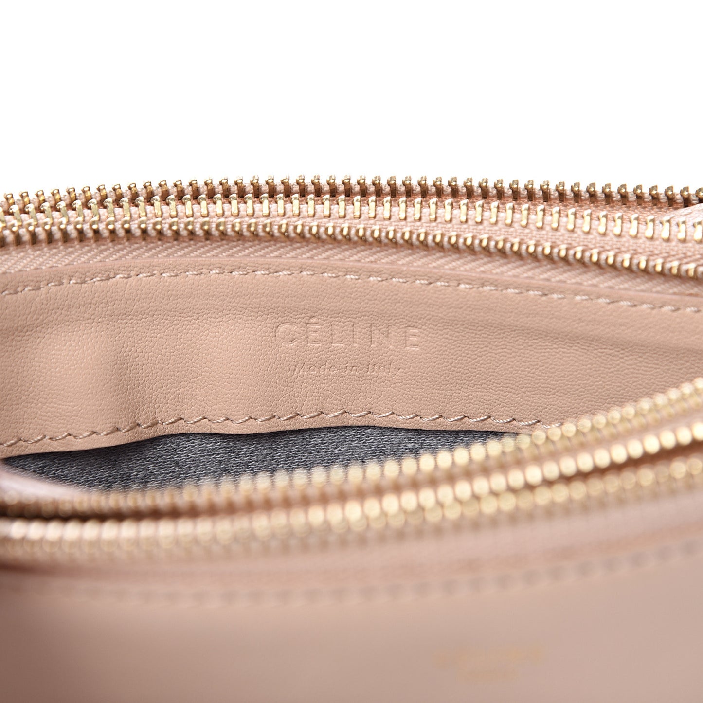 Smooth Lambskin Small Trio Crossbody Bag Powder