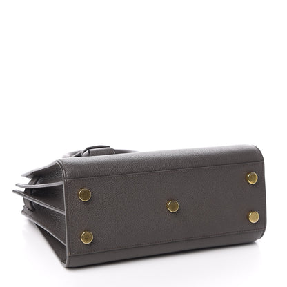 Saint Laurent Grained Calfskin Nano Sac De Jour Coal 4 of 12