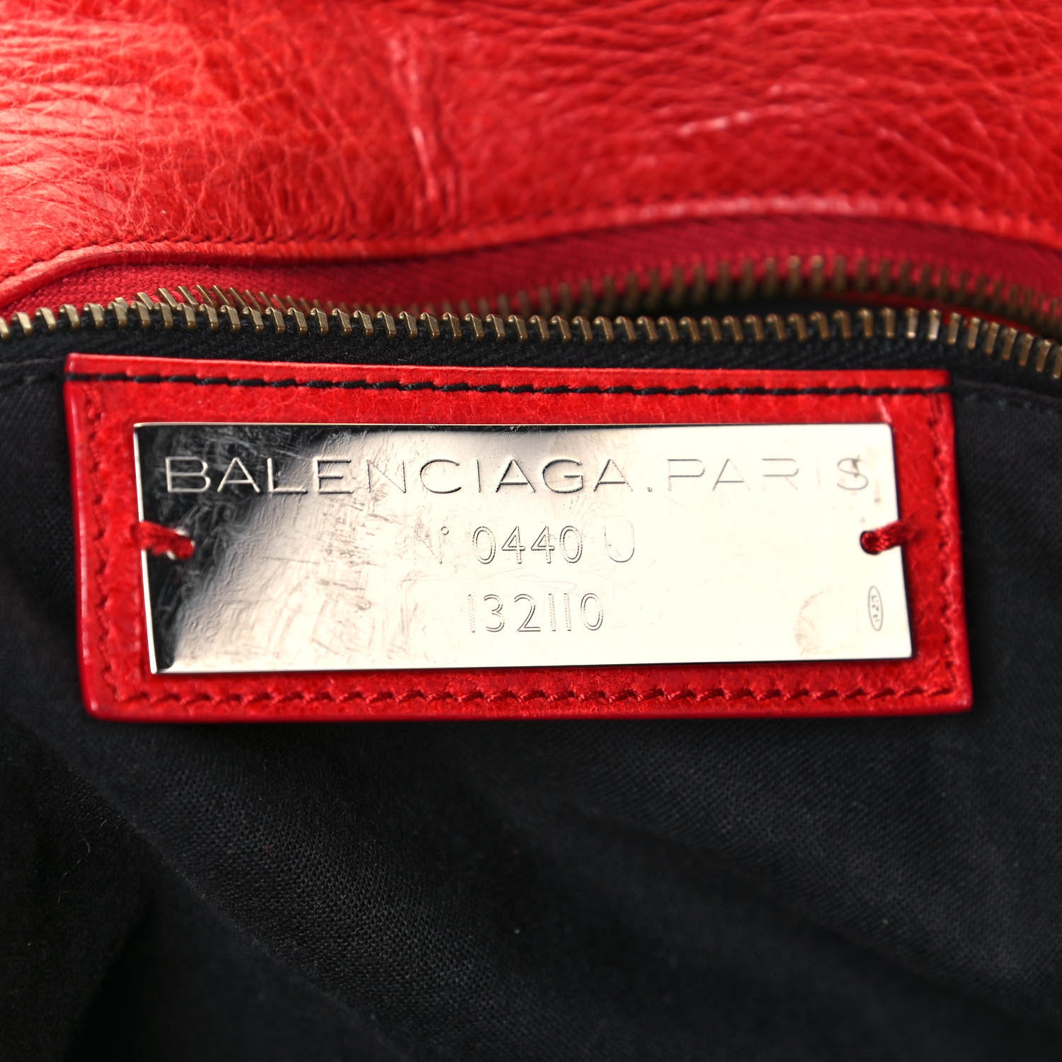 Balenciaga Agneau Classic Hardware Work Vermillion 6 of 20