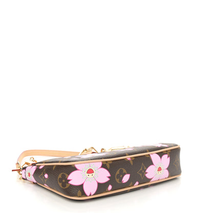 Louis Vuitton LV X TM Monogram Pochette Accessories Sakura Brown 4 of 10