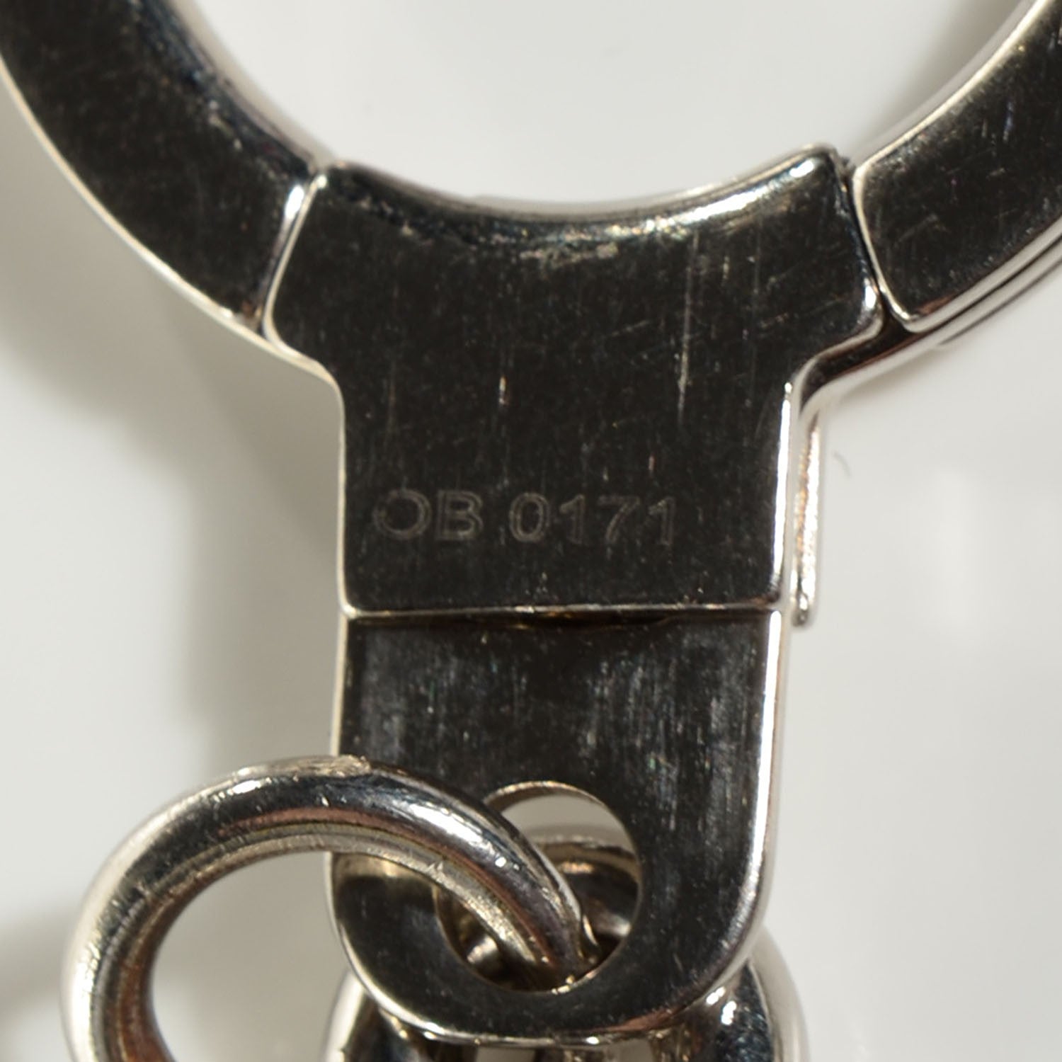 Louis Vuitton Metal Mens XL Key Chain Silver 5 of 6