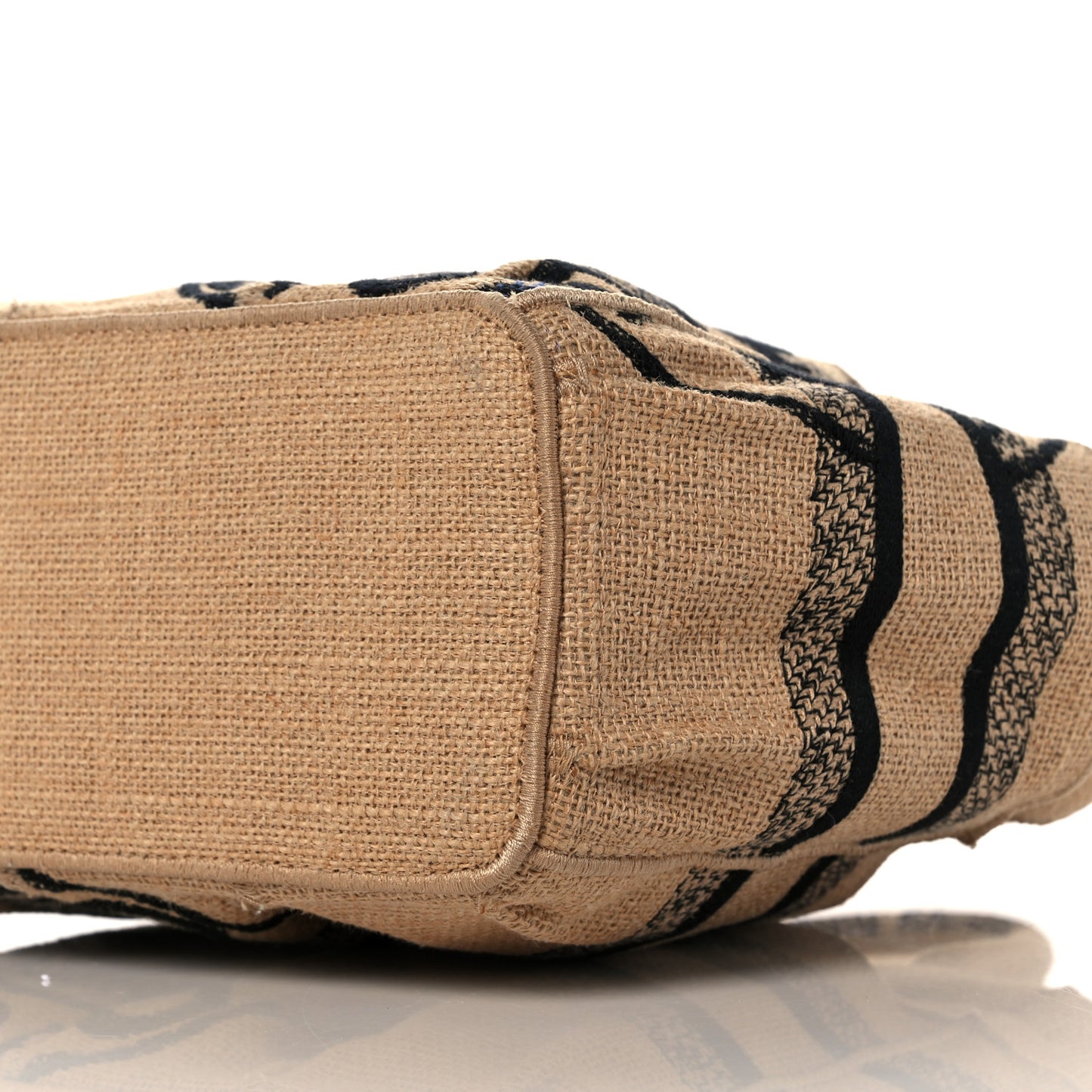 Union Jute Canvas Small Catherine Tote Beige