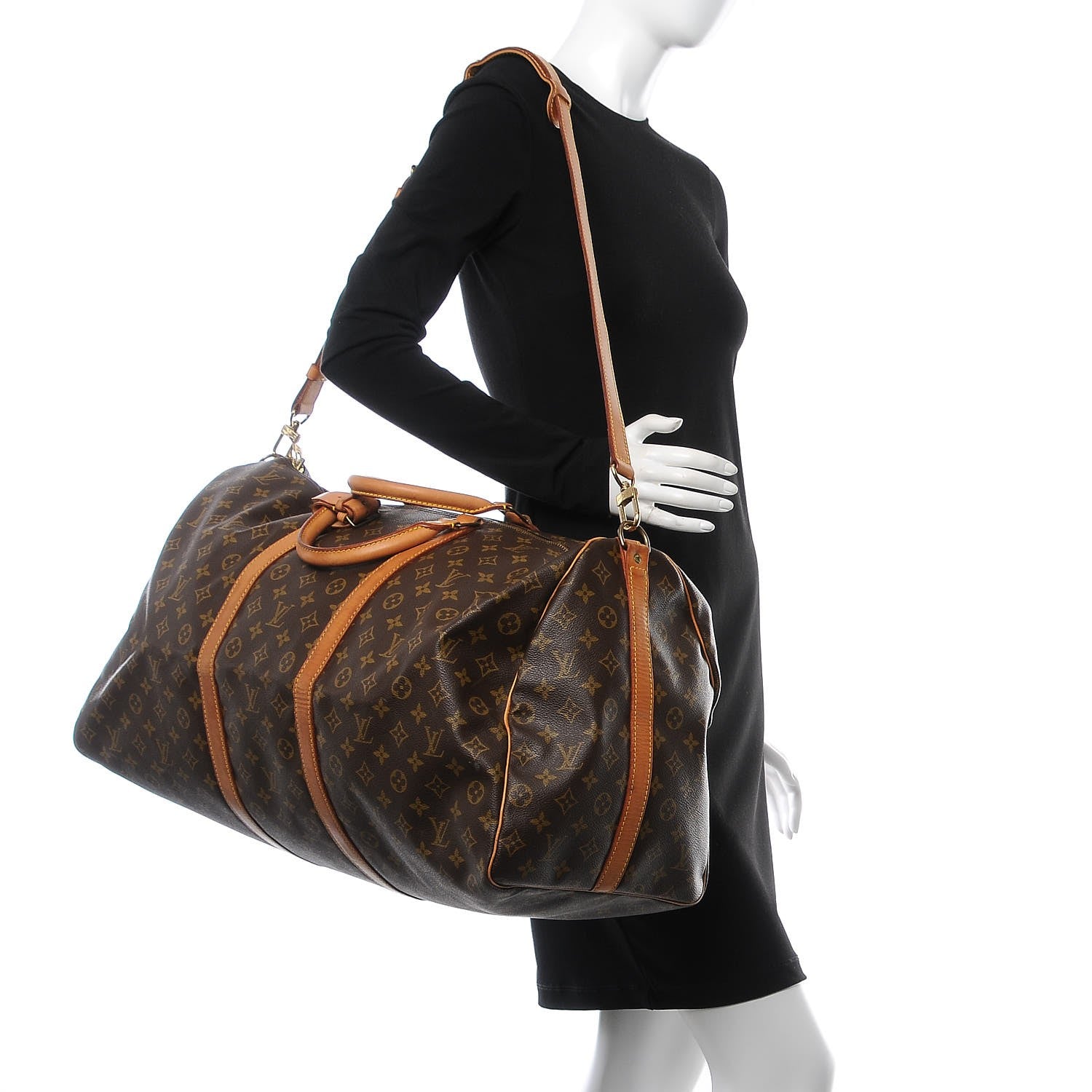 Louis Vuitton Monogram Keepall Bandouliere 60 3 of 12